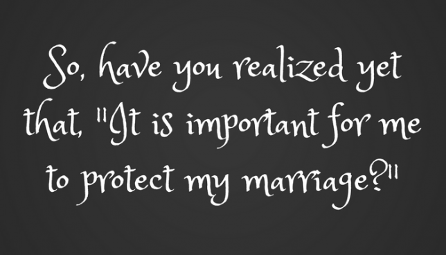 how to protect my marriage